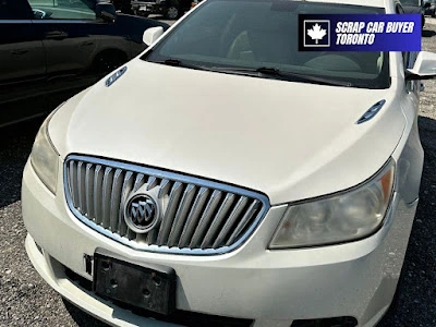 cash for old cars North York White Buick LaCrosse old car sold for cash in North York, Toronto