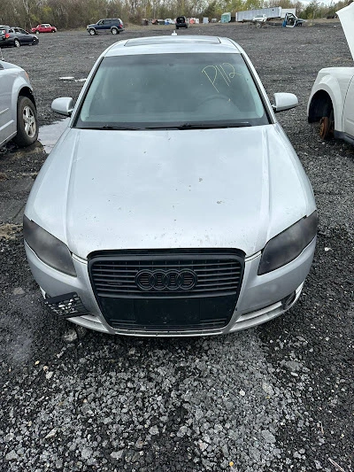 Silver Audi scrap car removal in North York, Toronto