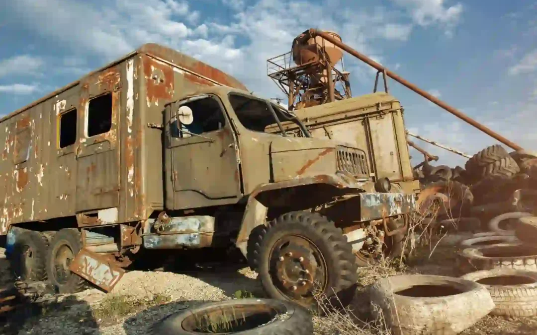 Are there specific requirements for scrapping a larger commercial vehicle?